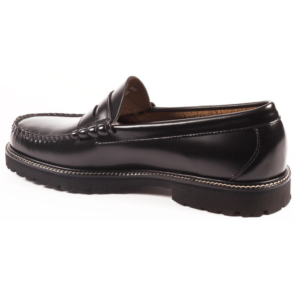 Bass Weejuns Larson Weejun 90 Mod Penny Loafers in Black