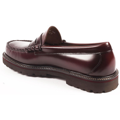 Bass Weejuns Larson Weejun 90 Mod Penny Loafers in Wine