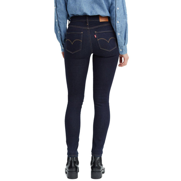 Levi's 721 High Rise Denim Jeans in To The Nine Indigo Blue