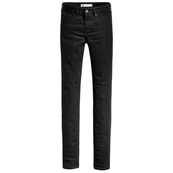 Levi's 712 Women's Retro Slim Denim Jeans in Black Sheep