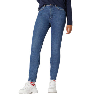 WRANGLER Women's Stonewashed Retro Skinny Jeans
