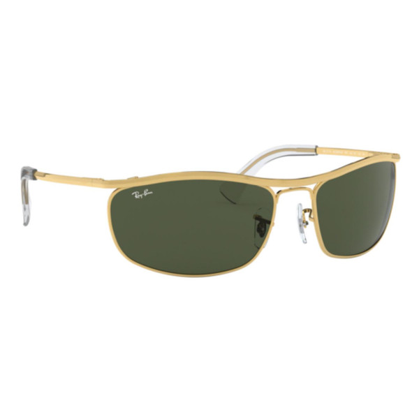 Ray-Ban Olympian Retro Wrap Round Sunglasses Arista Gold