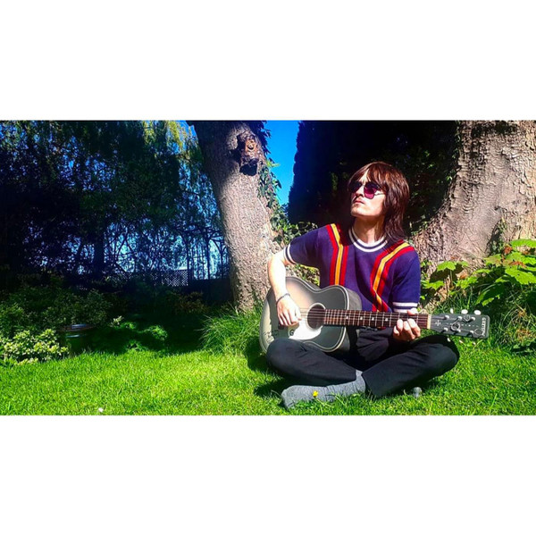 Madcap England Modernista Mod Waffle Texture Contoured Stripe Knitted Tee in Eclipse