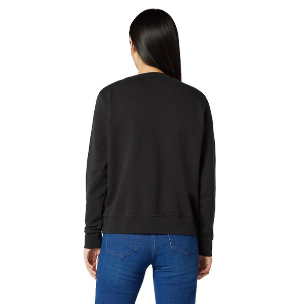 wrangler womens rainbow stripe sweater faded black