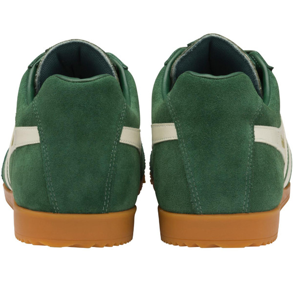 gola mens harrier suede trainers evergreen off white gola mens harrier suede trainers evergreen off white
