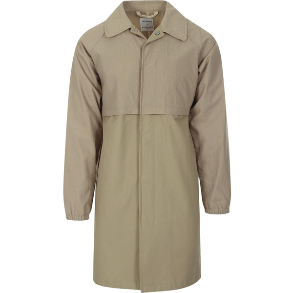 gloverall mens les basics long car coat stone