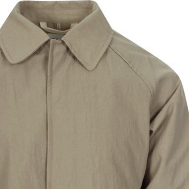 gloverall mens les basics long car coat stone
