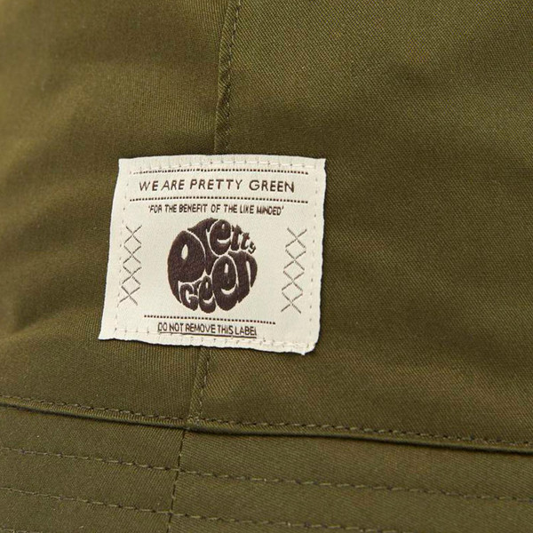 pretty green mens reversible rainbow camo print bucket hat khaki green