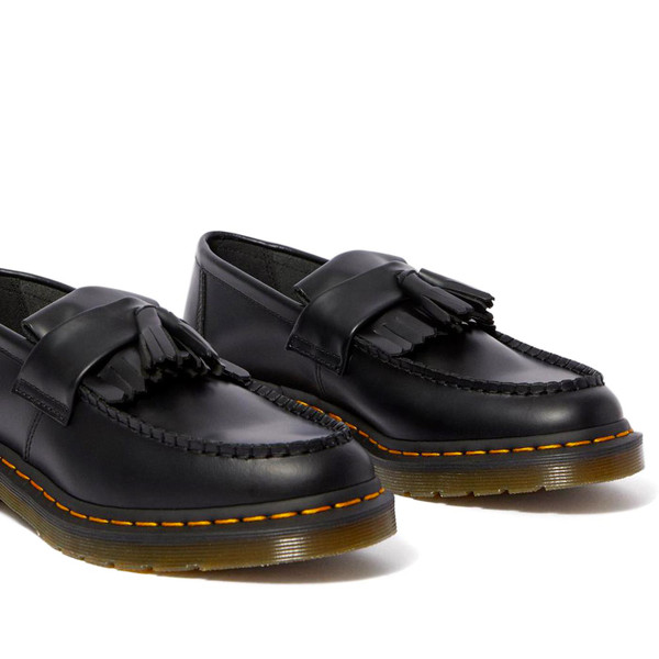 dr martens mens adrian smooth leather tassel loafers black