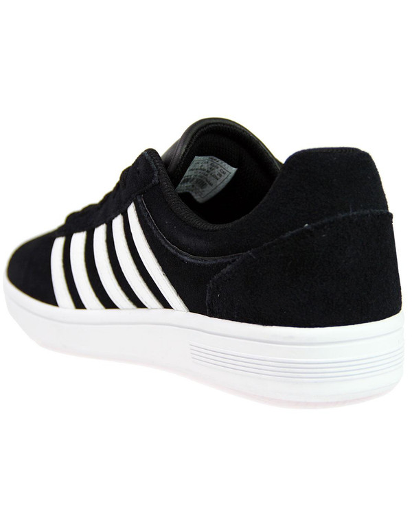 k swiss court cheswick suede tennis trainers black