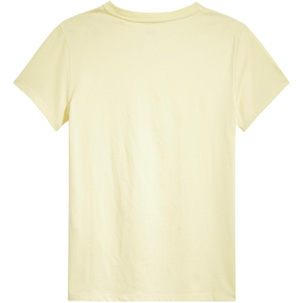 levis womens perfect batwing outline logo tshirt lemon meringue