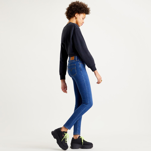 levis womens high rise skinny fit jeans bogota fun dark blue