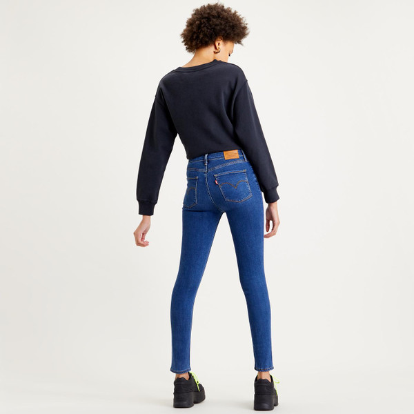 levis womens high rise skinny fit jeans bogota fun dark blue