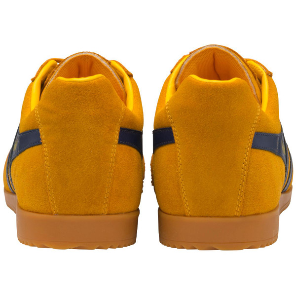 gola mens harrier suede trainers sun yellow navy gola mens harrier suede trainers sun yellow navy