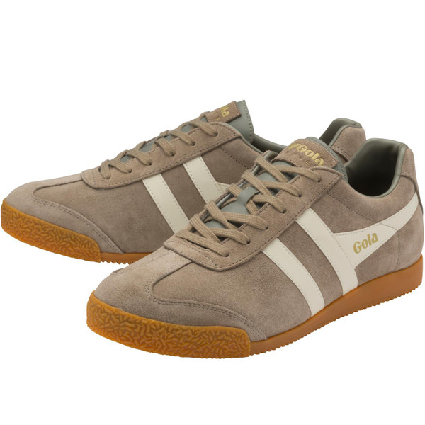 gola mens harrier suede trainers rhino grey off white gola mens harrier suede trainers rhino grey off white