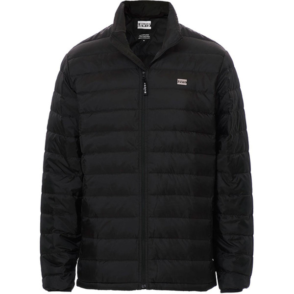 Levi's Presidio men's Retro 90s Quilted Puffer Jacket in Mineral Black