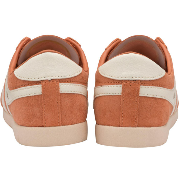 gola womens suede bullet trainers peach white