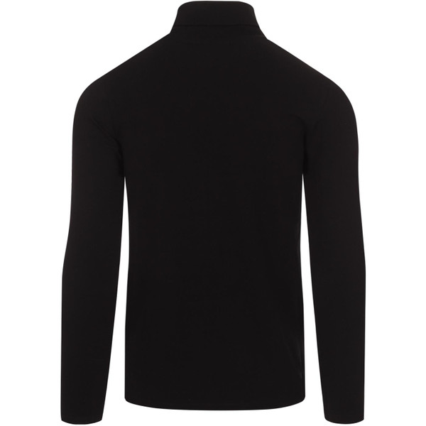 fila vintage mens 19th classic plain jersey roll neck top black