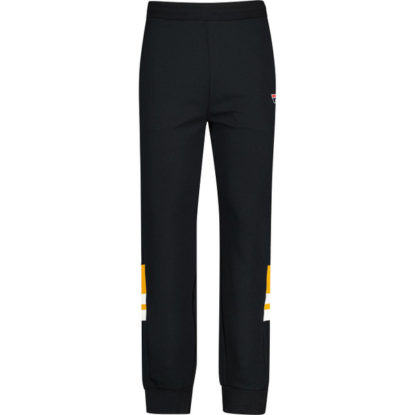 fila vintage mens cruz small side panel track pants black yam yellow