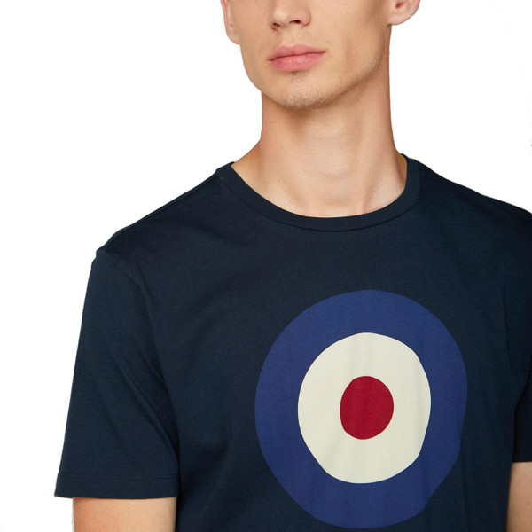 Ben Sherman Retro Mod Target Roundel T-Shirt in Navy