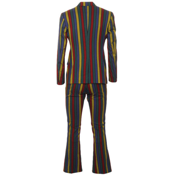 Madcap England Hendrix Stripe Retro Psychedelic 1960s Flared Suit