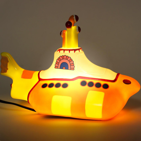 disaster designs home accessories the beatles yellow submarine novelty table lamp