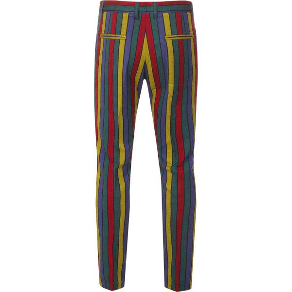 Madcap England Hendrix Stripe Retro 1960s Psychedelic Slim Trousers