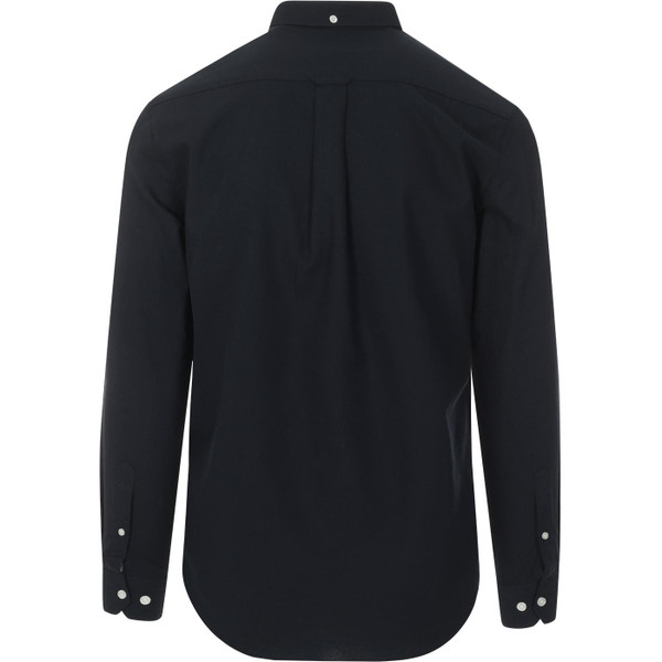 farah vintage mens brewer long sleeve shirt navy