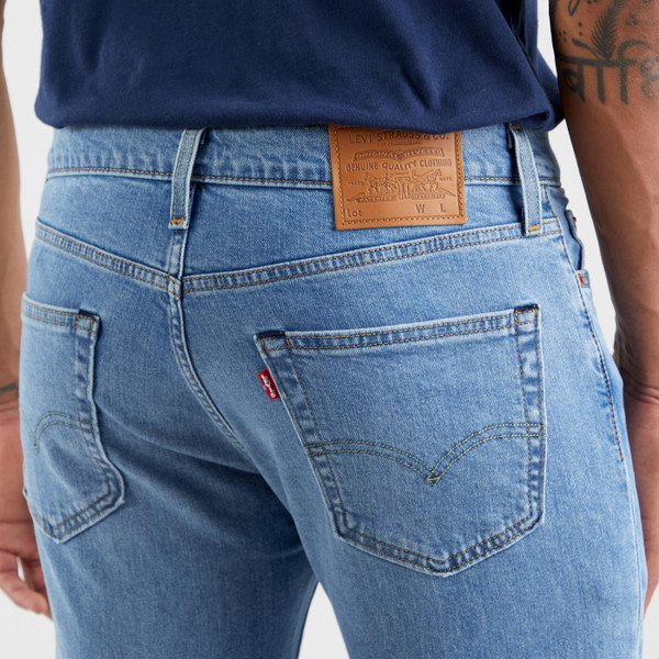 levis mens 511 slim fit jeans corfu light blue