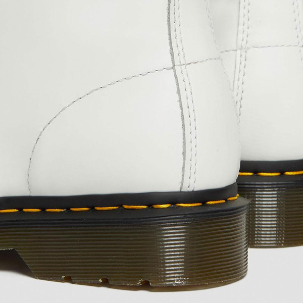 dr martens 1460 womens white smooth chelsea boots 