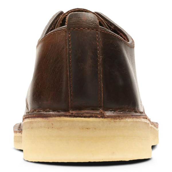 clarks womens desert london derby shoes chestnut leather