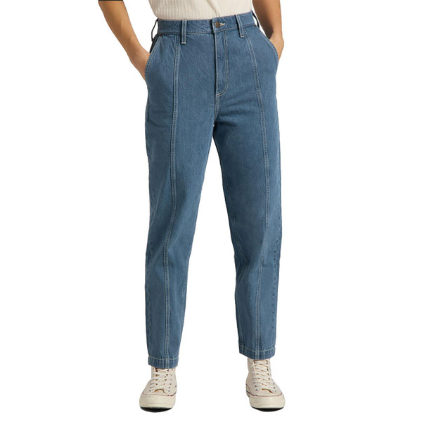 LEe Jeans Womens L30QMMOJ Panelled Stella Tape Grey Bala