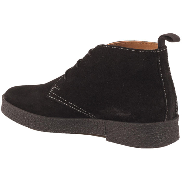Madcap England Cisco Men's Retro 60s Mod Suede Playboy Chukka Boots in Black