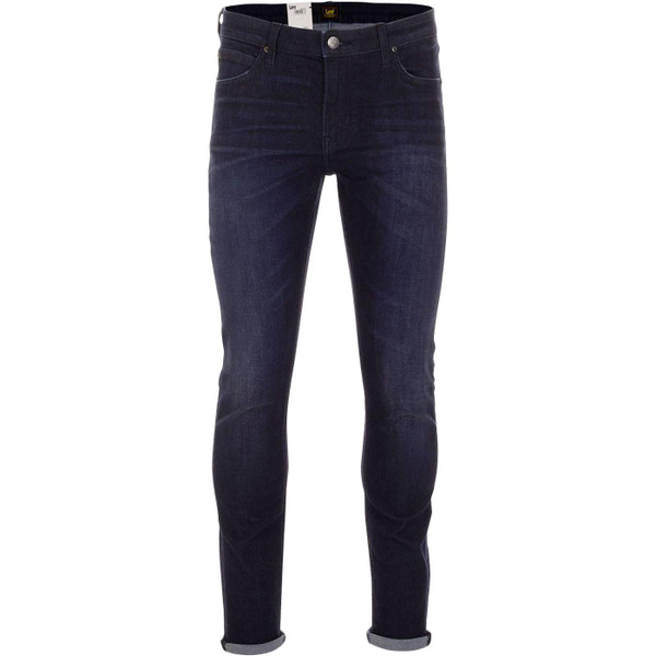 Lee Jeans Malone Men's Retro Mod Skinny Denim Jeans in Pine Blue