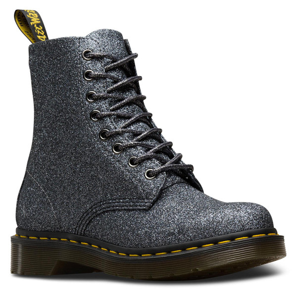 dr martens retro 1460 pascal pewter glitter boots