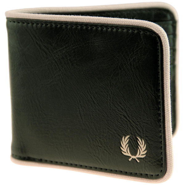 fred perry billfold wallet deep forest