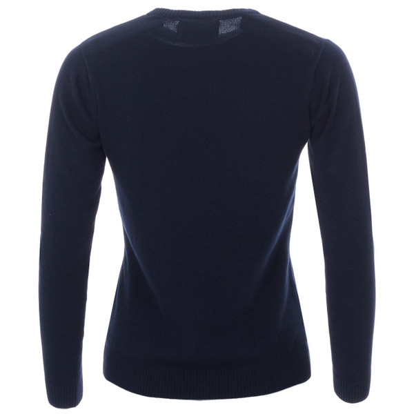 Madcap England Action Women's Retro 60s Mod Racing Jumper in Navy