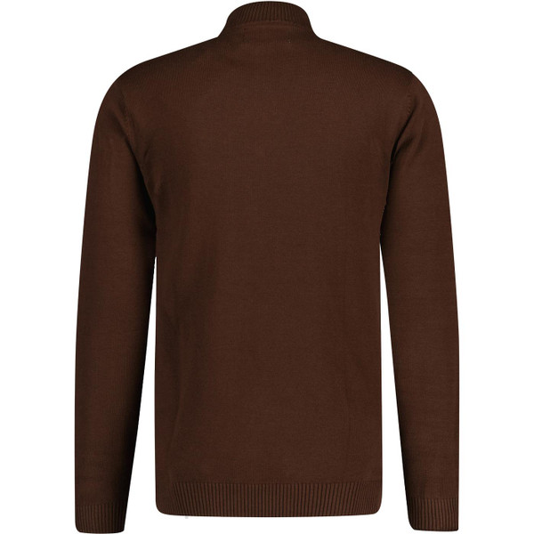 Madcap England Eastwood 1960s Mod Mock Turtleneck Jumper in Potting Soil