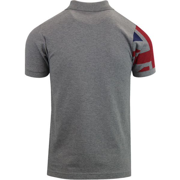 Trojan records melange grey polo shirt Trojan records melange grey polo shirt