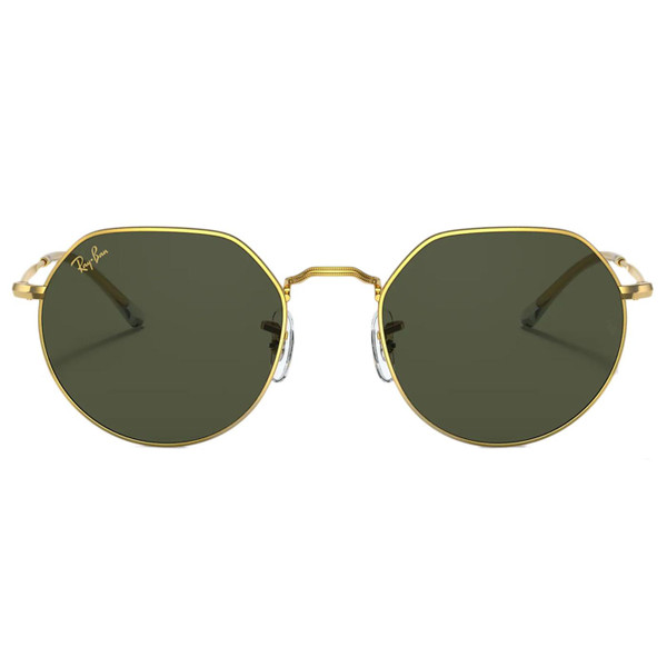 Ray-Ban Retro Mod 60s 70s Jack Icon Sunglasses in Green and Gold