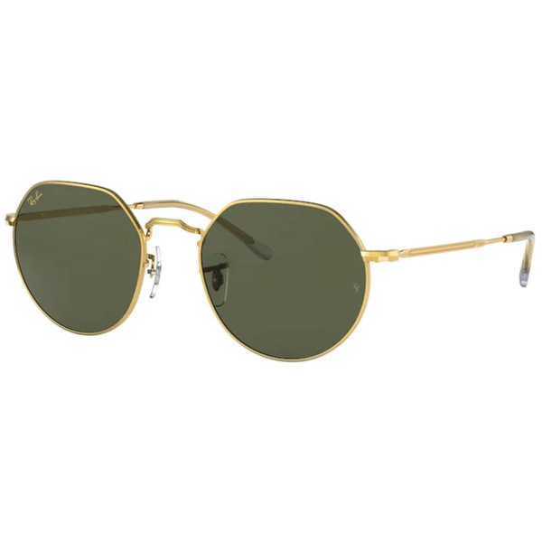 Ray-Ban Retro Mod 60s 70s Jack Icon Sunglasses in Green and Gold