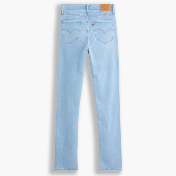 Levi's Womens 724 High Rise Straight Slim Jeans in Rio Aura Blue