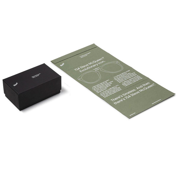 Persol Steve McQueen 714SM Polarised Foldable Sunglasses in Havana with green lens