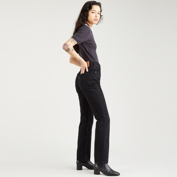 levis womens 70s high waist slim straigh leg jeans trainwreck black