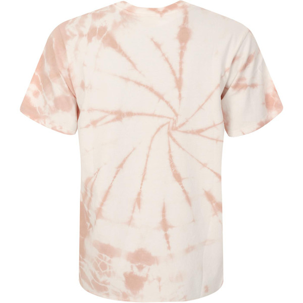 levis womens iris tie dye boxy crew neck tshirt pastel pink