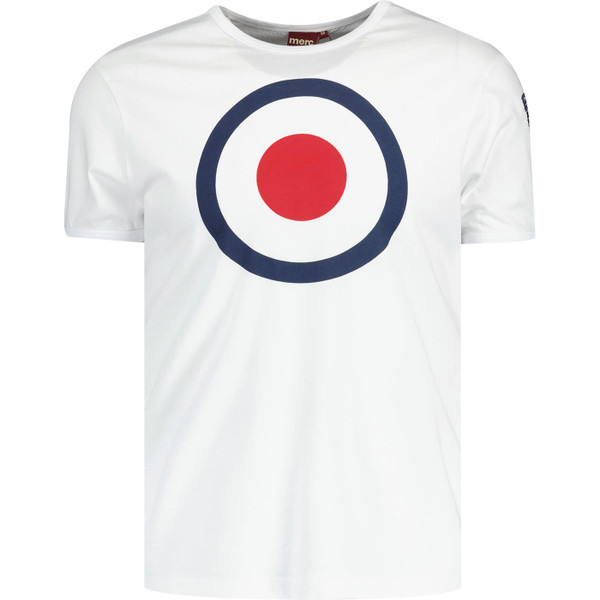 MERC RETRO MOD TARGET T-SHIRT TICKET WHITE