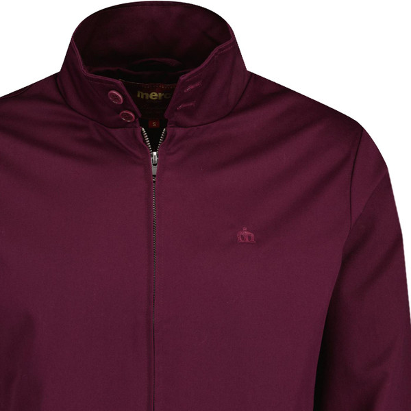 MERC HARRINGTON JACKET IN WINE RETRO MOD JACKETS
