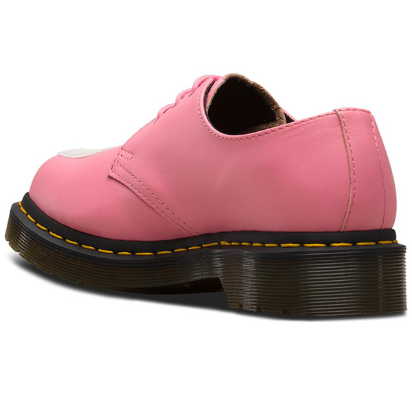 Dr Martens vintage sequin hearts 1461 shoes geranium pink white Dr Martens vintage sequin hearts 1461 shoes geranium pink white