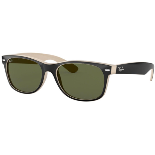 Ray-Ban New Wayfarer Sunglasses Black Cream 2-Tone Ray-Ban New Wayfarer Sunglasses Black Cream 2-Tone