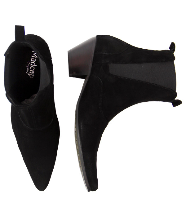 OUTLAW RETRO MOD MADCAP CHELSEA BOOTS SUEDE OUTLAW RETRO MOD MADCAP CHELSEA BOOTS SUEDE